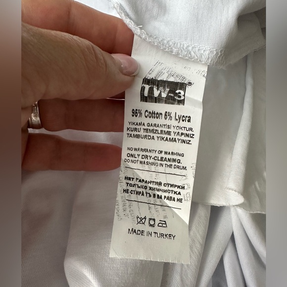 A White tunic dress-Boho Style. Size XS. - Picture 14 of 16